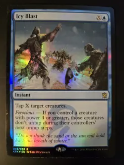 Icy Blast NM FOIL Khans of Tarkir MTG FREE SHIPPING - Image 1