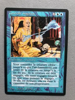 Mtg Carte Magic Fbb Control Magic French NM/LP - Image 1