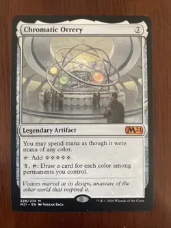 Chromatic Orrery Legendary Artifact MTG M21 Card - NM - Image 1
