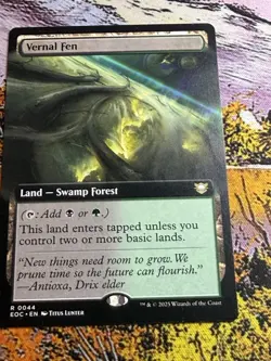 1x Vernal Fen - Extended Art NM Eng MTG - Edge of Eternities R 0044 - Image 2