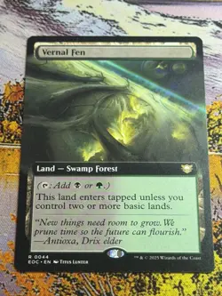 1x Vernal Fen - Extended Art NM Eng MTG - Edge of Eternities R 0044 - Image 3