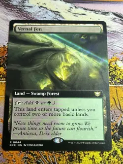 1x Vernal Fen - Extended Art NM Eng MTG - Edge of Eternities R 0044 - Image 5