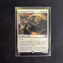 WOTC MtG Prerelease Promos Archangel of Tithes (MR) (Foil) NM - Image 1