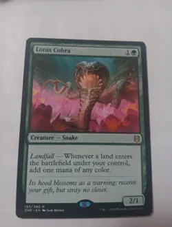 1x Mtg Lotus Cobra - Zendikar Rising Near Mint Modern Commander - Image 1