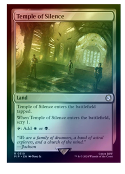 Temple of Silence - Foil Fallout MTG - Image 1