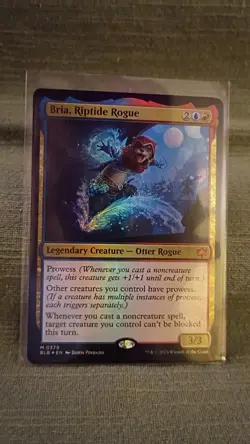 Bria, Riptide Rogue Bloomburrow 0379 Mythic Foil MTG NM - Image 1