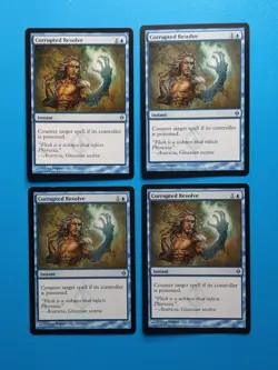 MTG 4x Corrupted Resolve x4 LP New Phyrexia Magic the Gathering Playset - Image 2