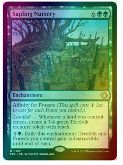 Sapling Nursery - Foil Lorwyn Eclipsed MTG - Image 1