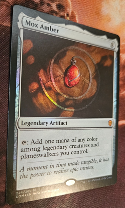 Magic the Gathering MTG Mox Amber (224) Dominaria FOIL NEAR MINT x1 - Image 3