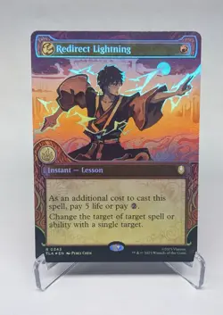 Redirect Lightning (Showcase) Avatar: The Last Airbender Foil - Image 1