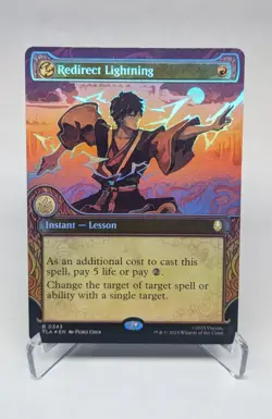Redirect Lightning (Showcase) Avatar: The Last Airbender Foil - Image 2