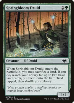 Magic the Gathering: Springbloom Druid 4x Playset Modern Horizons 181 - Image 1