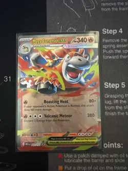 Mega Camerupt ex Pokemon Prize Pack Series 8 MEG 022/132 NM - Image 1