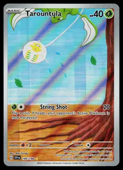 Pokemon Card - Tarountula Scarlet & Violet Base Set 199/198 Illustration Rare - Image 1