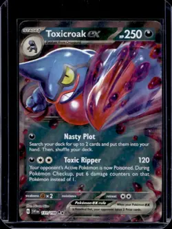 2023 Pokemon SV Toxicroak ex Holo #131/198 - Image 1