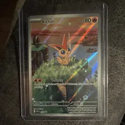 Pokemon Victini 208 SVP Scarlet & Violet Promo Full Art Holo Card - Image 1