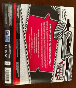 Pokemon TCG S&V White Flare Tech Sticker Collection Gothitelle NEW/SEALED - Image 2