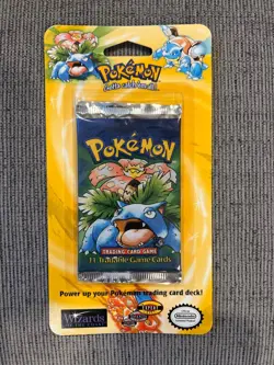 WOTC New SEALED VENUSAUR 1999 Pokemon BASE SET Blister BOOSTER Pack SHADOWLESSU - Image 1