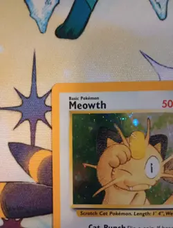 Pokemon TCG Meowth Black Star Promos Holo Card Game Boy - Image 5