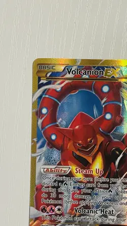 Pokemon Volcanion EX (Secret) 115/114 XY - Steam Siege - FULL ART NM - Image 4