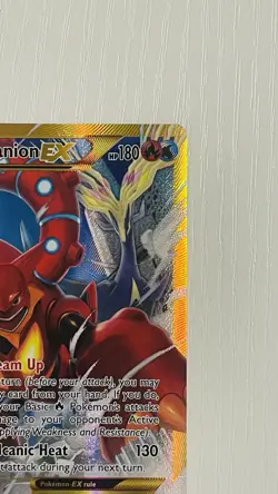 Pokemon Volcanion EX (Secret) 115/114 XY - Steam Siege - FULL ART NM - Image 5