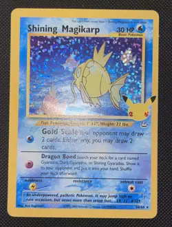 SHINING MAGIKARP 66/64 POKEMON CELEBRATIONS - Image 1