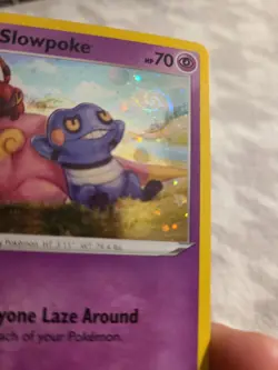Galarian Slowpoke SWSH126 HD Galaxy Swirl Pokemon Black Star Promo - Image 2
