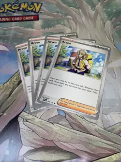 4x Arven 166/198 186/197 - Scarlet & Violet Base Pokemon TCG - Trainer Playset - Image 1
