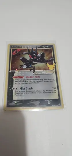 Pokemon TCG Greninja Gold Star SWSH144 25th Celebrations Promo Card - Image 2