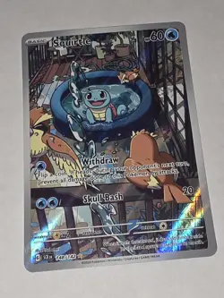 Pokemon TCG Squirtle Illustration Rare 2024 Stellar Crown 148/142 - Image 2