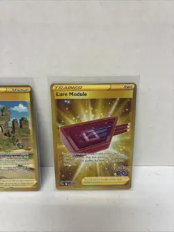 Pokemon Capture Energy, Collapsed Stadium, Lure Module Gold Secret Rares NM - Image 4