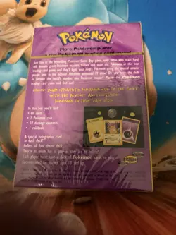 Pokemon Gold Strip ZAP! Sealed Theme Deck Shadowless WOTC - Image 3