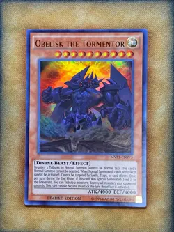 Yugioh Obelisk The Tormentor MVP1-ENSV5 Ultra Rare Limited Edition NM - Image 1