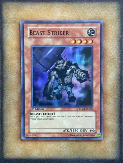 Yugioh Beast Striker RGBT-EN085 Super Rare 1st Ed LP - Image 1