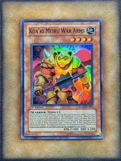 Yugioh Koa'ki Meiru War Arms RGBT-EN081 Super Rare 1st Ed NM - Image 1