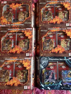 One Piece Illustration Box Vol 5(5x) And 6(1x) Bundle Brand New In Hand - Image 1