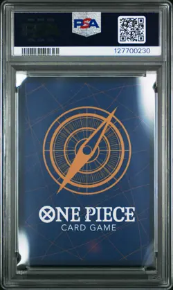 2023 ONE PIECE OP02-PARAMOUNT WAR ALTERNATE ART #062 MONKEY D. LUFFY PSA 10 - Image 2