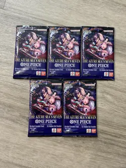 One Piece OP14-EB04 Booster Packs (LOT of 5) - Image 1