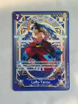 One Piece TCG A Fist of Divine Speed Luffy-Tarou ST18-005 SP English - Image 1