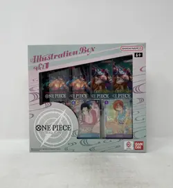 One Piece TCG Volume 1 Factory Sealed Illustration Box 50 Cards Total - Image 1