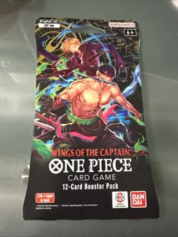 ONE PIECE OP-06 WINGS OF THE CAPTAIN SLEEVED BOOSTER BLISTER PACK - Mint - Image 1
