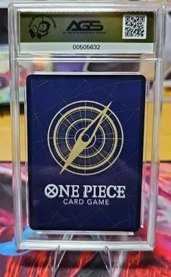 One Piece CCG Event Op11-114 Gold G/G F/F Pistol Red Hawk. AGS 9.5. - Image 2