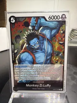 OP07-091 MONKEY.D.LUFFY Rare 500 Years In The Future One Piece NM - Image 1