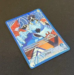Jinbe OP14-040 Leader Alternate Art Azure Sea's Seven One Piece Card English NM - Image 4
