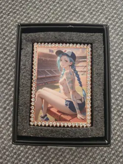 Gold Alpha Edition Jinx Serialized Diamond Card 02/03 - Image 1