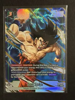 Son Goku FB08-055 Alternate Art Saiyan's Pride Dragon Ball English Card Fusion W - Image 1