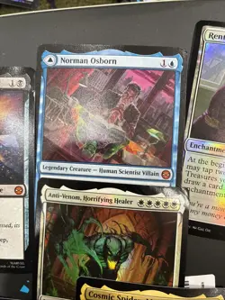 Water Damaged Playable 2025 MTG Marvel Spider-Man Soul Stone 84 Card Lot Gwenom - Image 3