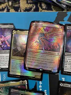 Water Damaged Playable 2025 MTG Marvel Spider-Man Soul Stone 84 Card Lot Gwenom - Image 5