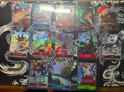 One Piece TCG Card Gift Collection Box 2023 Complete 13 Card Set - Image 1