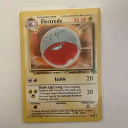 Electrode 18/64 Rare Jungle Set Unlimited Pokemon Card NM - Image 1